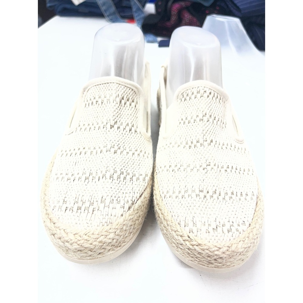Esprit Nadine Cream Woven Espadrille Slip On Flats E4NAD15 Womens 10M